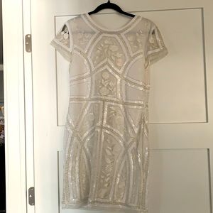 White Sequin Dress Lulus